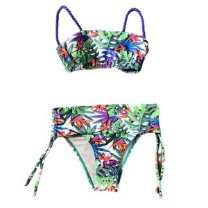 brand new rainbow bikini